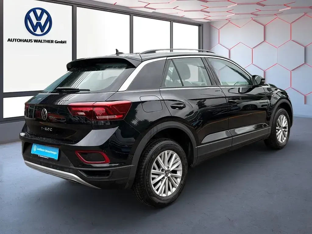 Gebraucht VW T-Roc Life 110 PS (80 kW) 2022 Schwarz SUV
