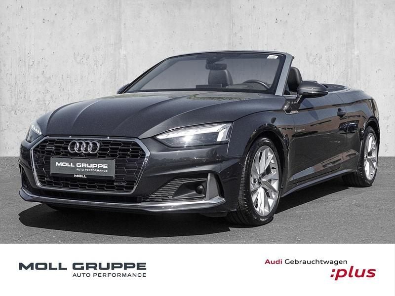 Manhattangrau/verdeck grau (metallic) Gebraucht 2022 Audi A5 Cabriolet Ambiente Cabrio | 35.640 € (Superpreis) - Bild 1/4