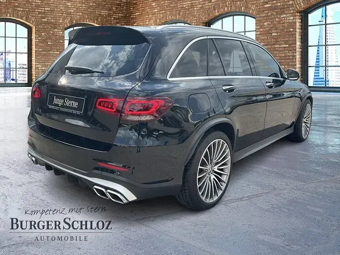 Gebraucht Mercedes GLC63 AMG AMG 476 PS (350 kW) 2022 Obsidianschwarz metallic SUV