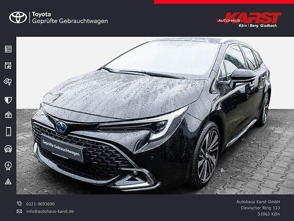 Mysticschwarz mica Gebraucht 2025 Toyota Corolla Kombi | 28.695 € (Superpreis) - Bild 1/4