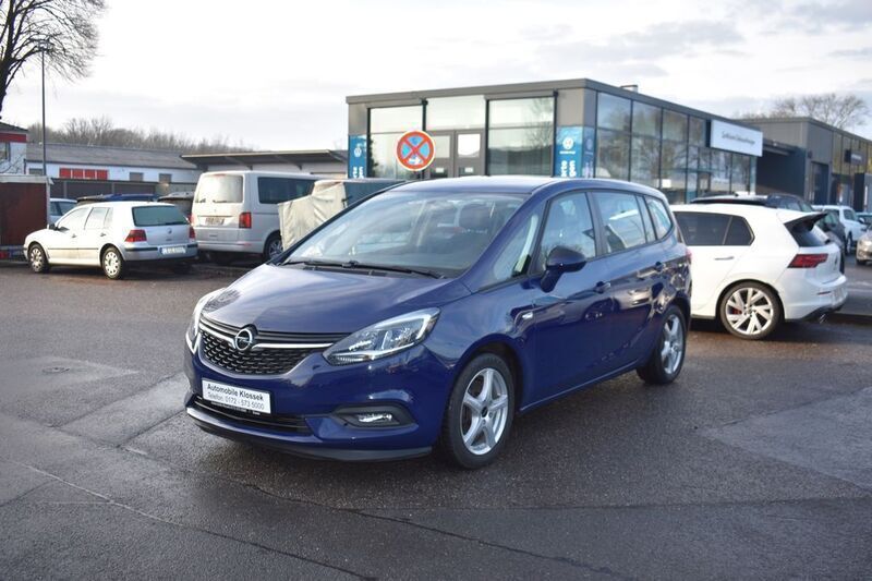 Blau Gebraucht 2017 Opel Zafira Tourer Business Edition Van / Kleinbus | 11.500 € (Fairer Preis) - Bild 1/4