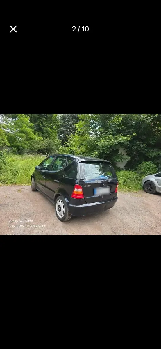 Gebraucht Mercedes A160 75 PS (55 kW) 2000 Schwarz Coupé