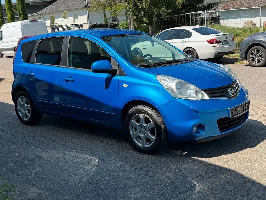 Gebraucht Nissan Note Acenta 88 PS (64 kW) 2009 Blau Kleinwagen