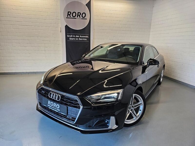 Second-hand Audi A5 Advanced Plus 190 CP (139 kW) 2020 Negru Coupe