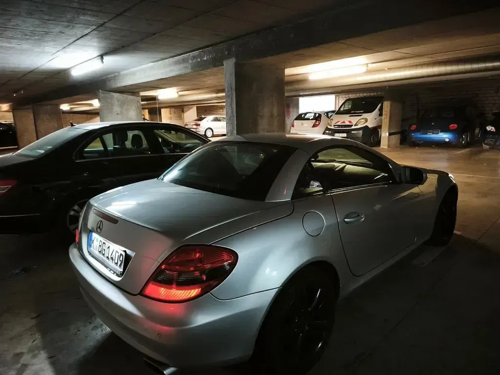 Gebraucht Mercedes SLK200 184 PS (135 kW) 2009 Silber Cabrio