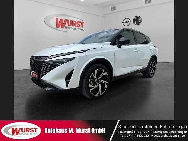 Weiss Gebraucht 2025 Nissan Qashqai Tekna+ SUV | 37.198 € (Etwas zu teuer) - Bild 1/4