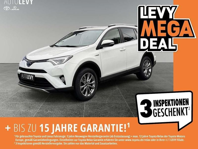Weiß Gebraucht 2017 Toyota RAV4 Hybrid Team SUV | 21.490 € (Fairer Preis) - Bild 1/4
