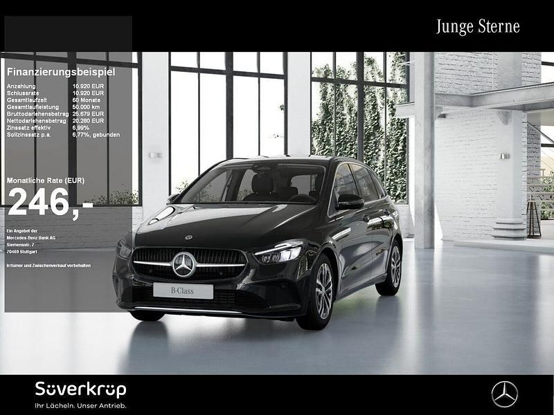 Schwarz unilack nachtschwarz Gebraucht 2024 Mercedes B200 Progressive Van / Kleinbus | 31.200 € (Fairer Preis) - Bild 1/2