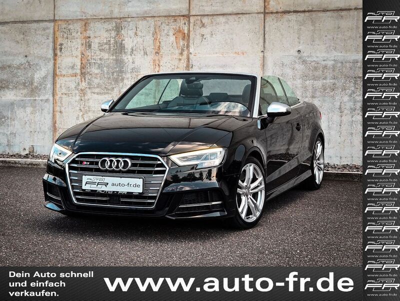 Schwarz Gebraucht 2019 Audi S3 Cabriolet Comfort Cabrio | 34.870 € (Teuer) - Bild 1/4