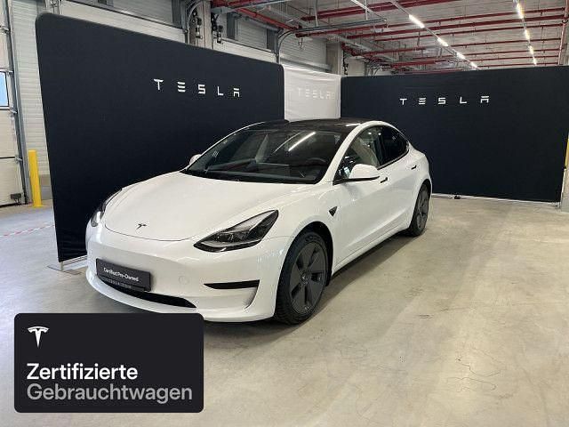 Pearl white multicoat Gebraucht 2021 Tesla Model 3 RWD Limousine | 24.800 € (Guter Preis) - Bild 1/4