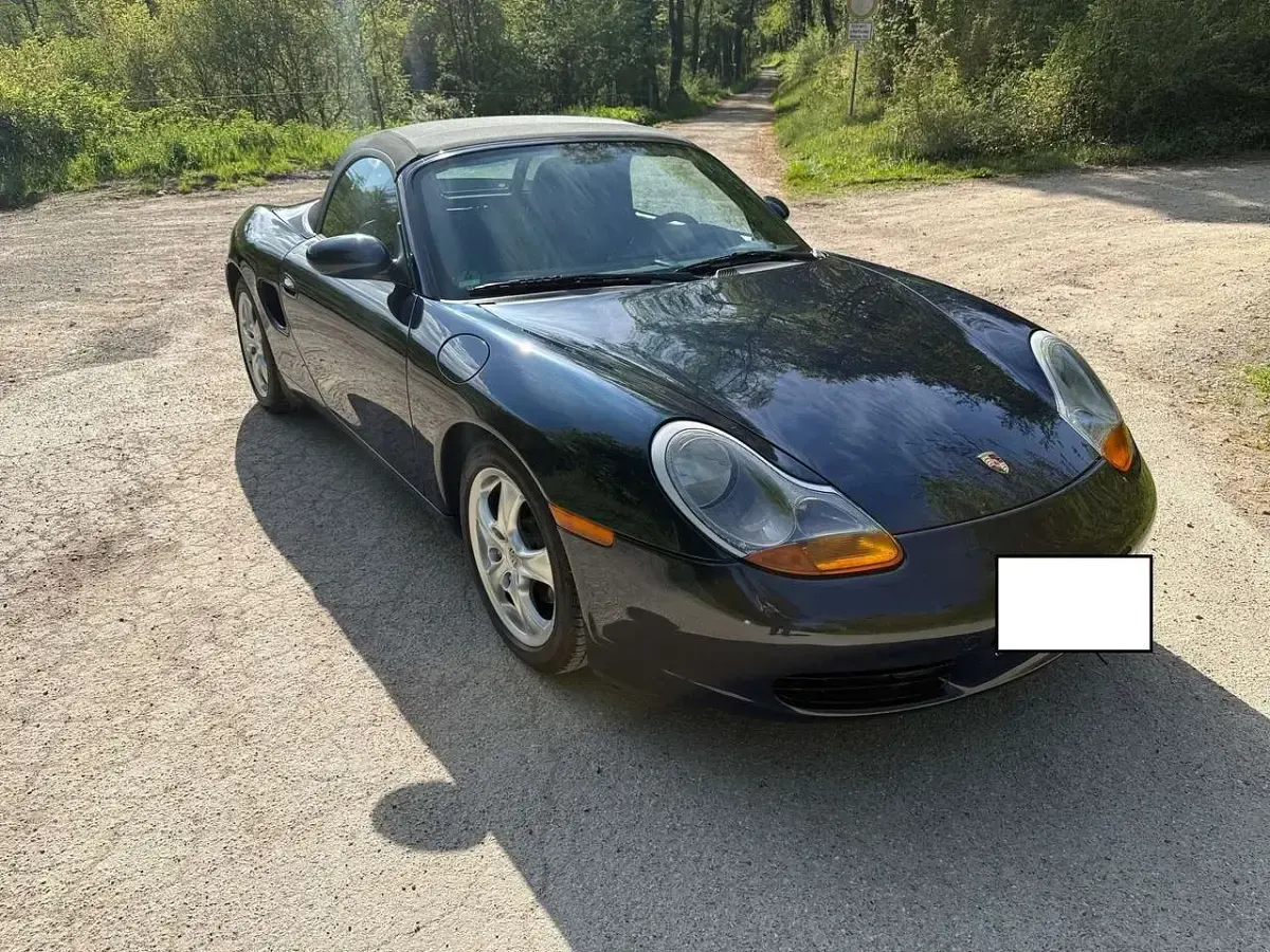 Usata Porsche Boxster 204 CV (150 kW) 1997 Blu Cabrio