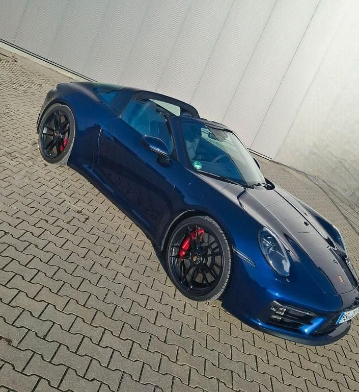 Blau Gebraucht 2022 Porsche 911 Targa 4 Cabrio | 158.888 € (Superpreis) - Bild 1/4