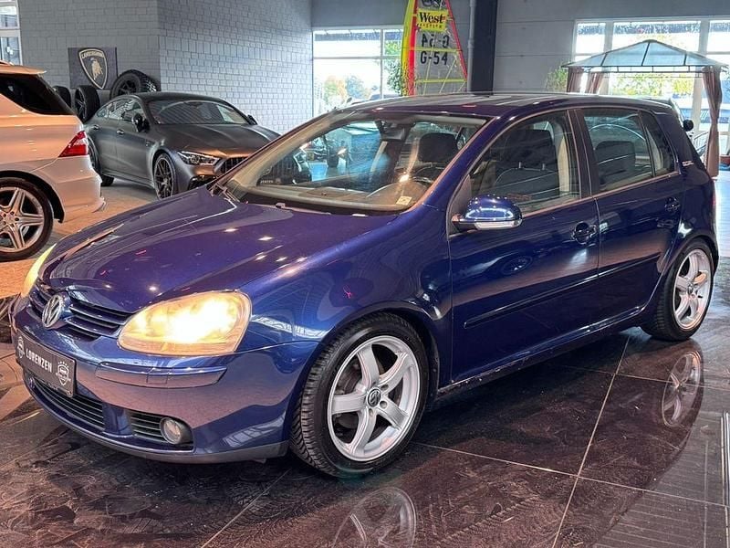 Blau Gebraucht 2006 VW Golf V Goal Limousine | 1.295 € (Superpreis) - Bild 1/4