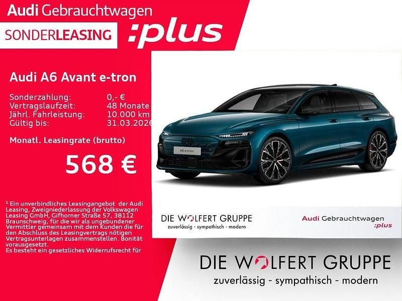 Malpeloblau metallic Gebraucht 2024 Audi A6 e-tron Performance Kombi | 68.999 € (Fairer Preis) - Bild 1/4
