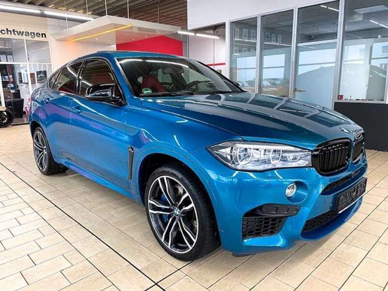 Long beach blue (metallic) Gebraucht 2018 BMW X6 M Shadowline SUV | 46.950 € (Guter Preis) - Bild 1/4