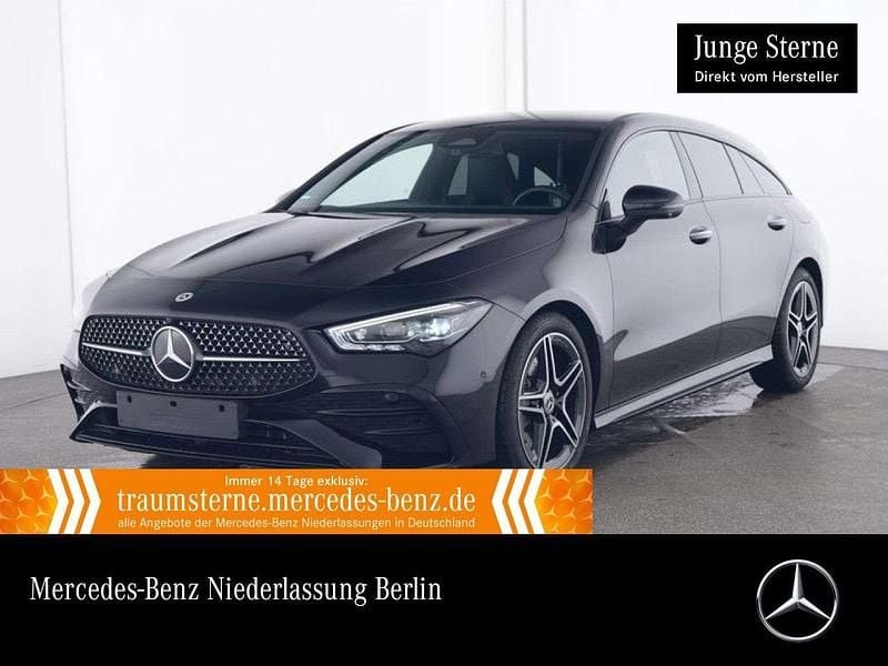 Kosmosschwarz Gebraucht 2024 Mercedes CLA200 AMG Kombi | 33.590 € (Fairer Preis) - Bild 1/3
