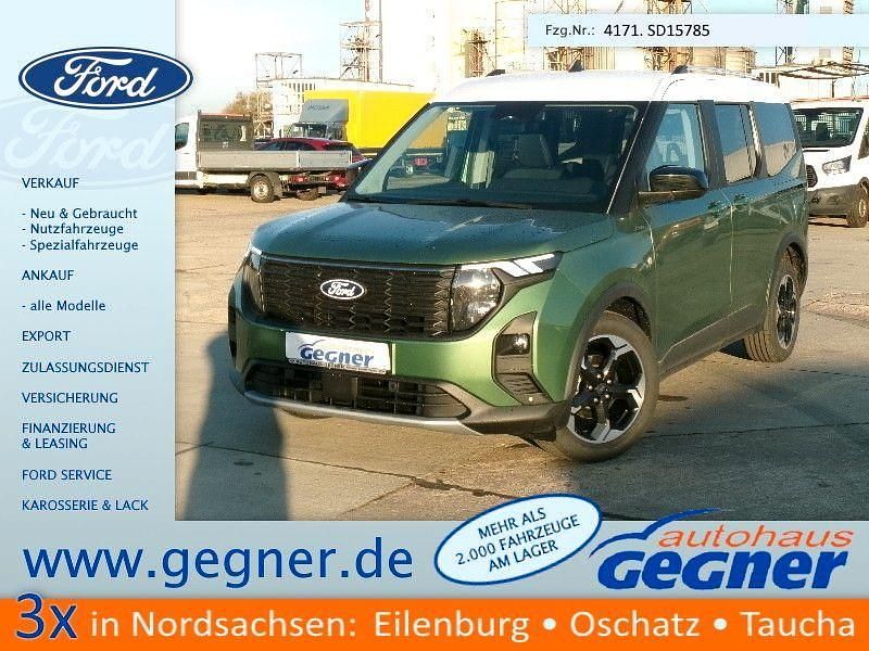 Bursting green metallic Neu 2025 Ford Tourneo Courier Active Van / Kleinbus | 31.375 € (Teuer) - Bild 1/4