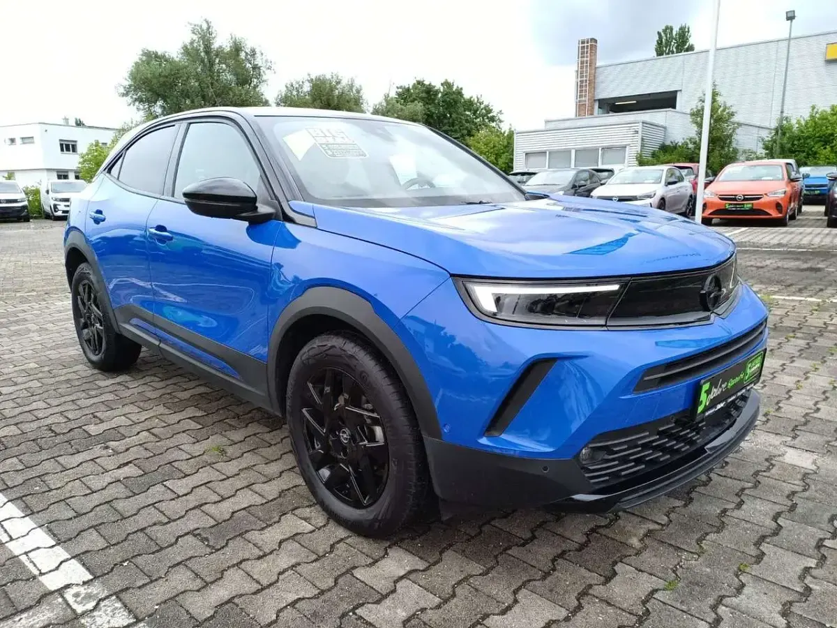 Gebraucht Opel Mokka GS Line 101 PS (74 kW) 2023 Perl blau/voltaik blau SUV