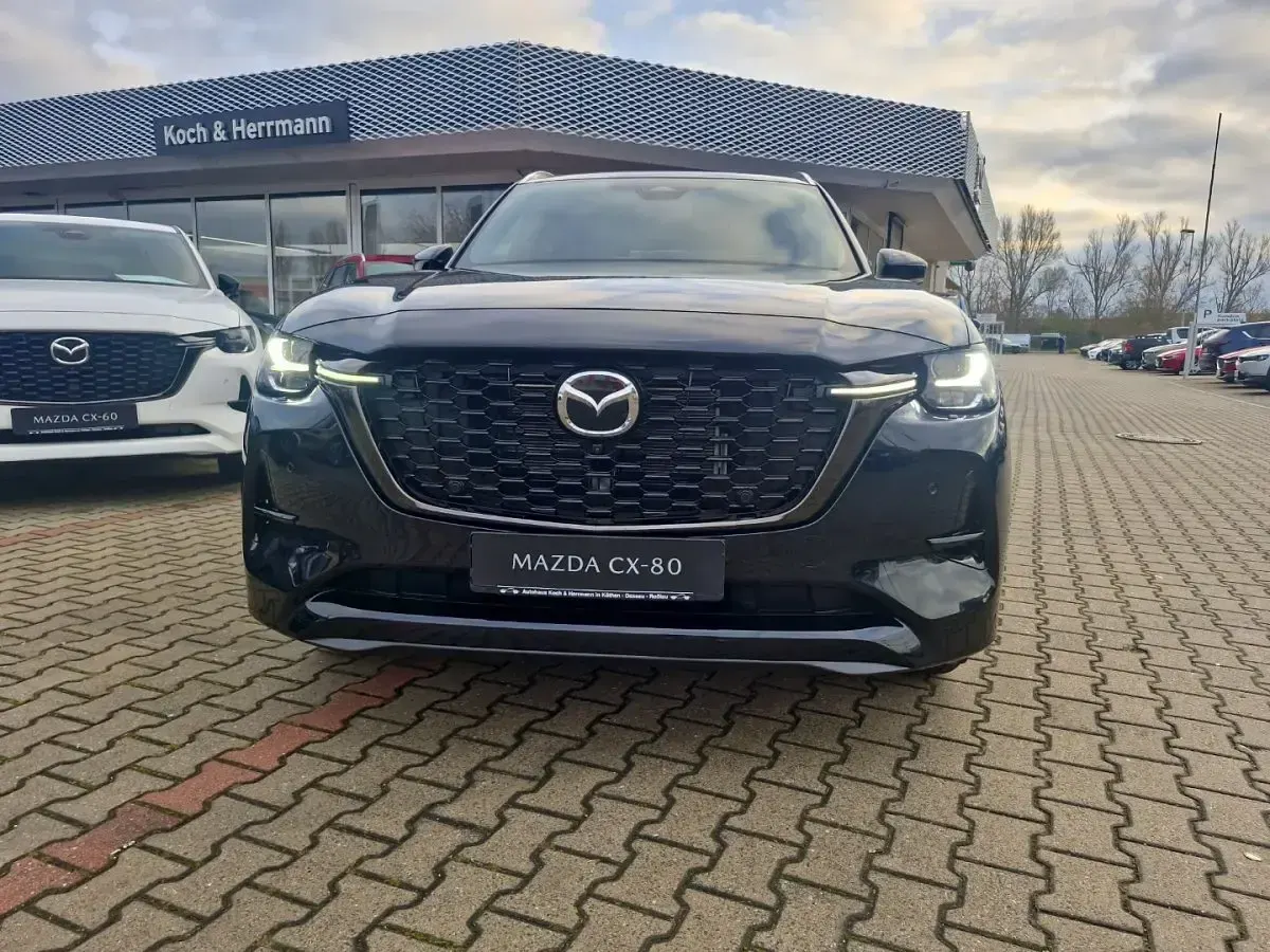 Gebraucht Mazda CX-80 Homura-Line 328 PS (241 kW) 2025 Jet black SUV