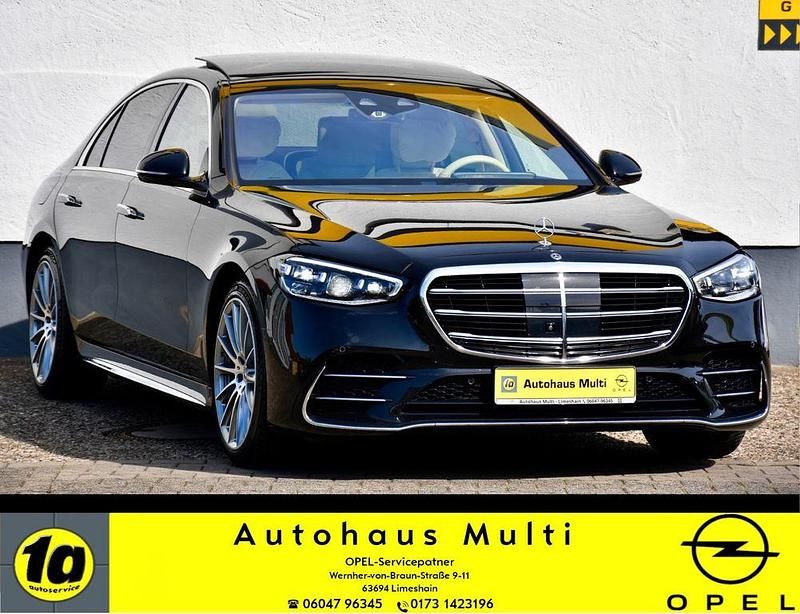 Obsidianschwarz Gebraucht 2021 Mercedes S400 AMG Limousine | 74.900 € - Bild 1/4
