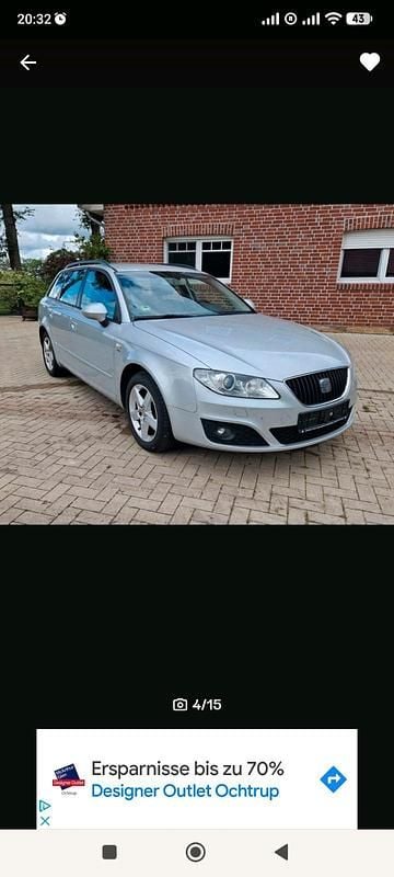 Silber Gebraucht 2011 Seat Exeo Kombi | 3.300 € (Guter Preis) - Bild 1/4
