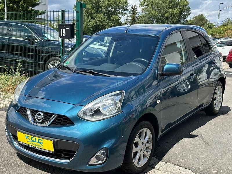 Gebraucht Nissan Micra Acenta 98 PS (72 kW) 2014 Türkis Kleinwagen