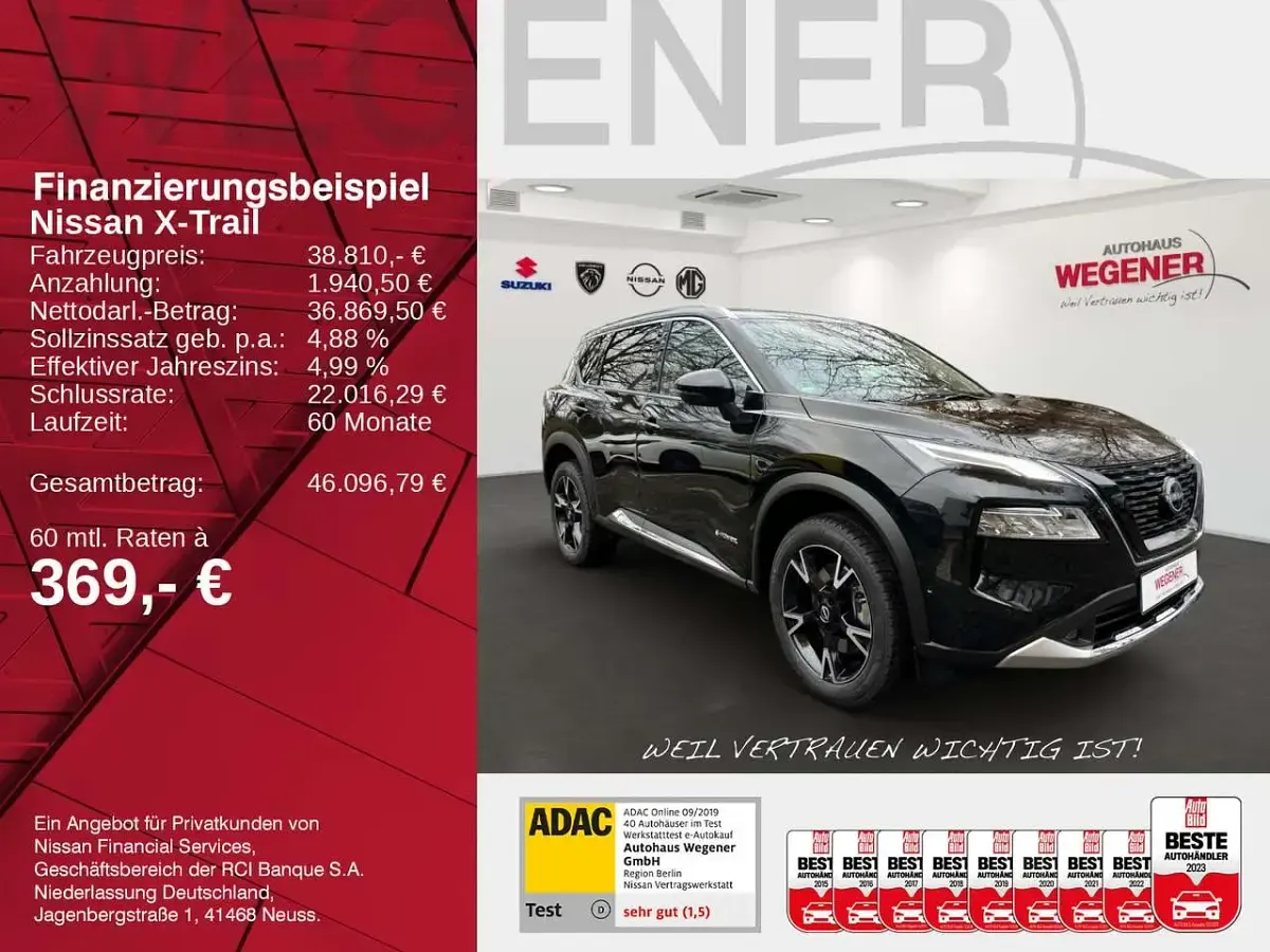 Gebraucht Nissan X-Trail Tekna+ 213 PS (156 kW) 2024 Schwarz SUV