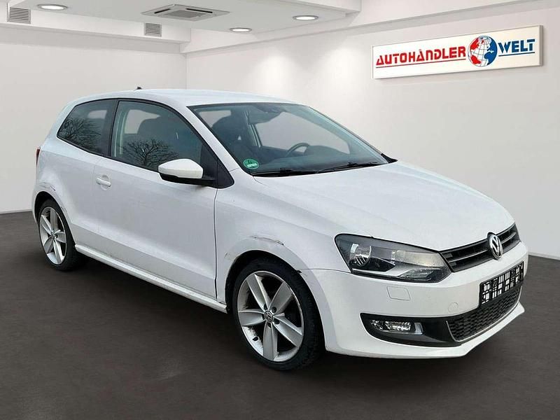 Gebraucht VW Polo Highline 90 PS (66 kW) 2010 Weiß Kleinwagen