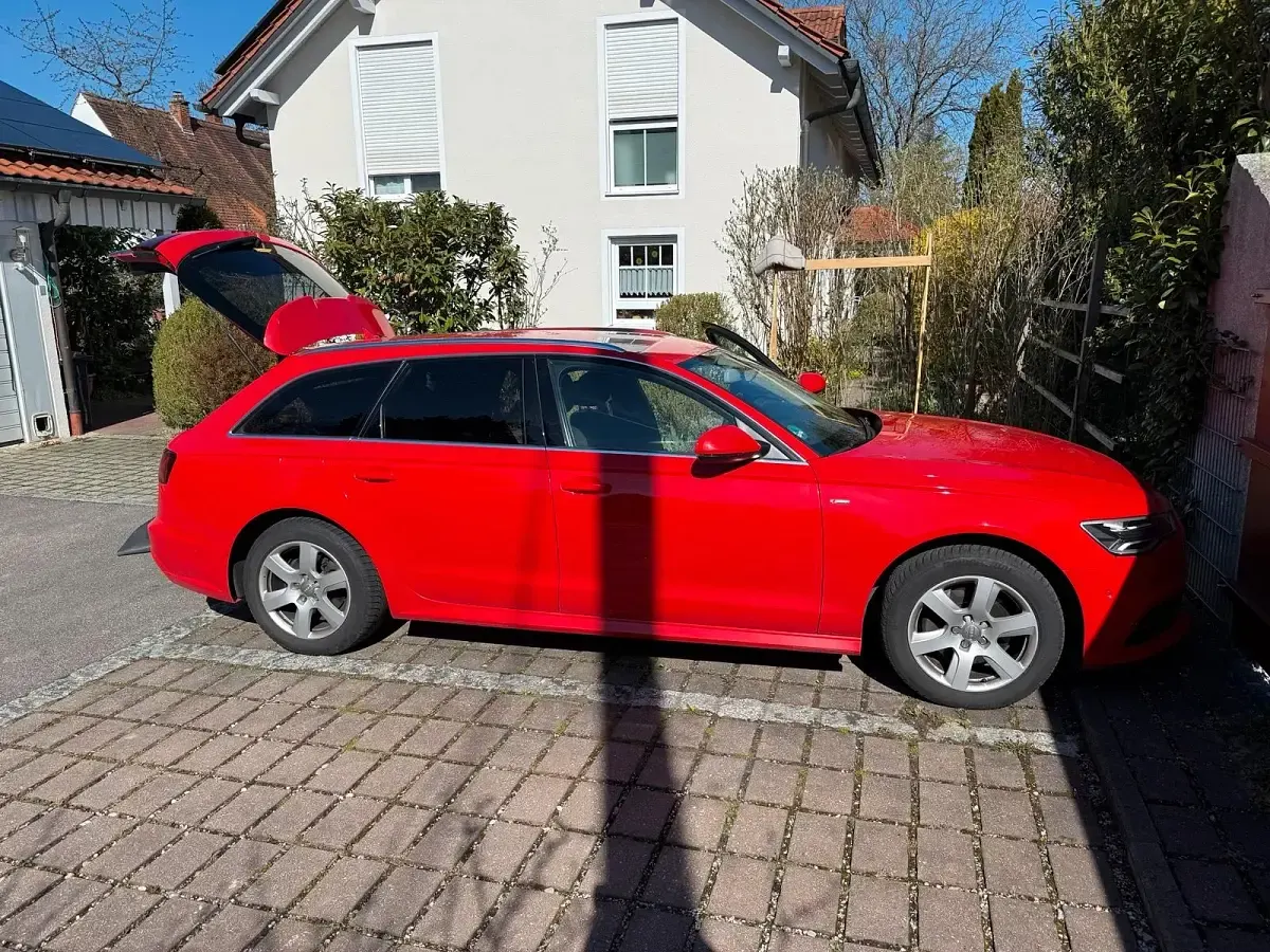 Brugt Audi A6 S-Line 190 HK (139 kW) 2016 Rød Stationcar