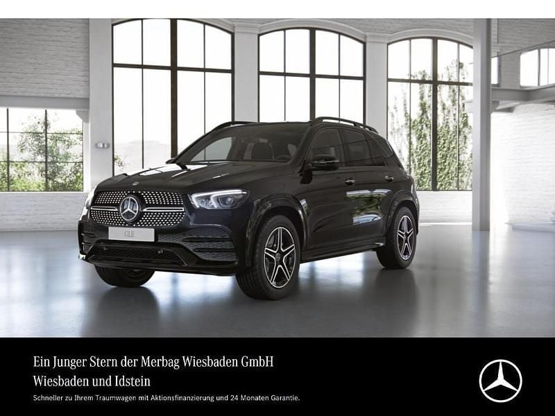 Obsidianschwarz Gebraucht 2021 Mercedes GLE350 AMG line SUV | 57.890 € (Fairer Preis) - Bild 1/4