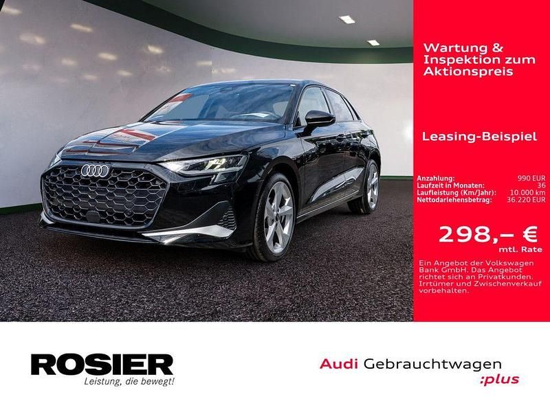 Schwarz / mythosschwarz Gebraucht 2024 Audi A3 Sportback Advanced Plus Limousine | 36.220 € (Etwas zu teuer) - Bild 1/4