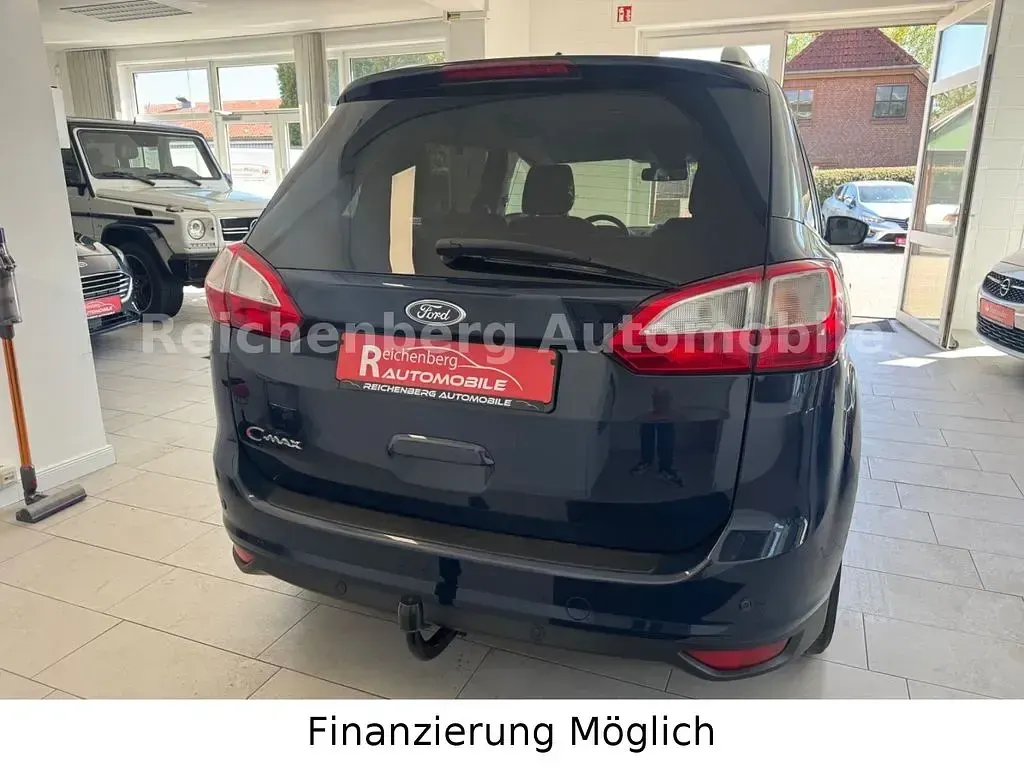 Gebraucht Ford Grand C-Max Titanium 125 PS (91 kW) 2019 Blau Van / Kleinbus