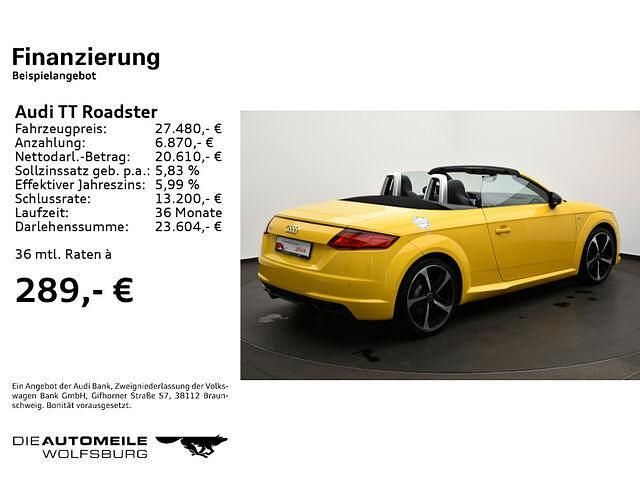 Gebraucht Audi TT Roadster Design 230 PS (169 kW) 2017 Vegasgelb uni Cabrio