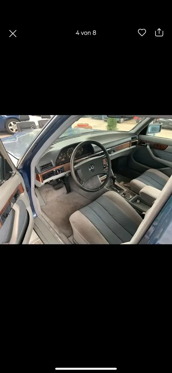 Gebraucht Mercedes S420 SE 224 PS (164 kW) 1989 Blau Limousine