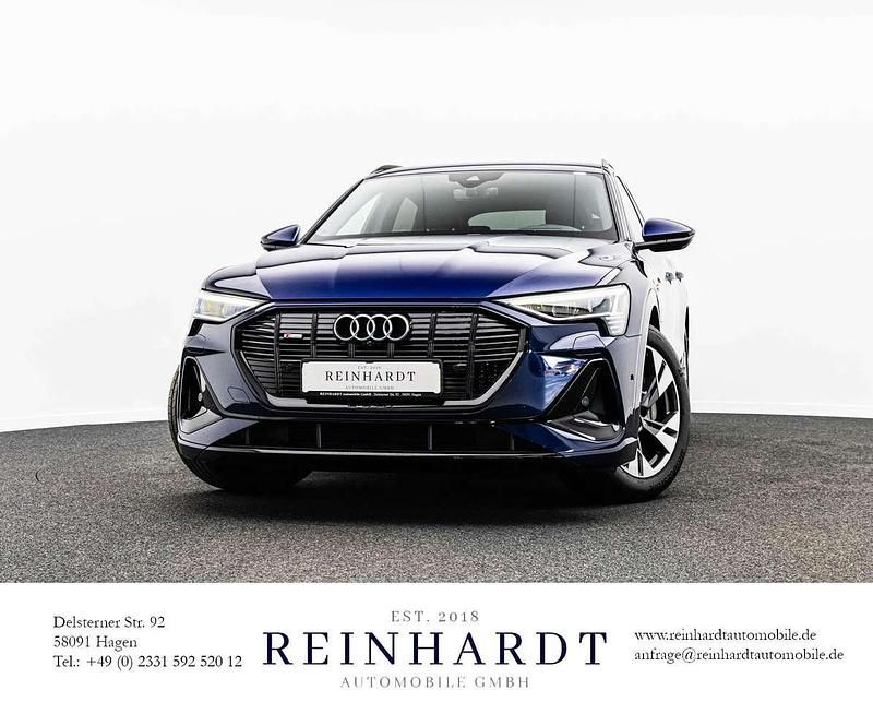 Navarrablau metallic Gebraucht 2022 Audi e-tron Sportback S-Line SUV | 42.700 € (Fairer Preis) - Bild 1/3