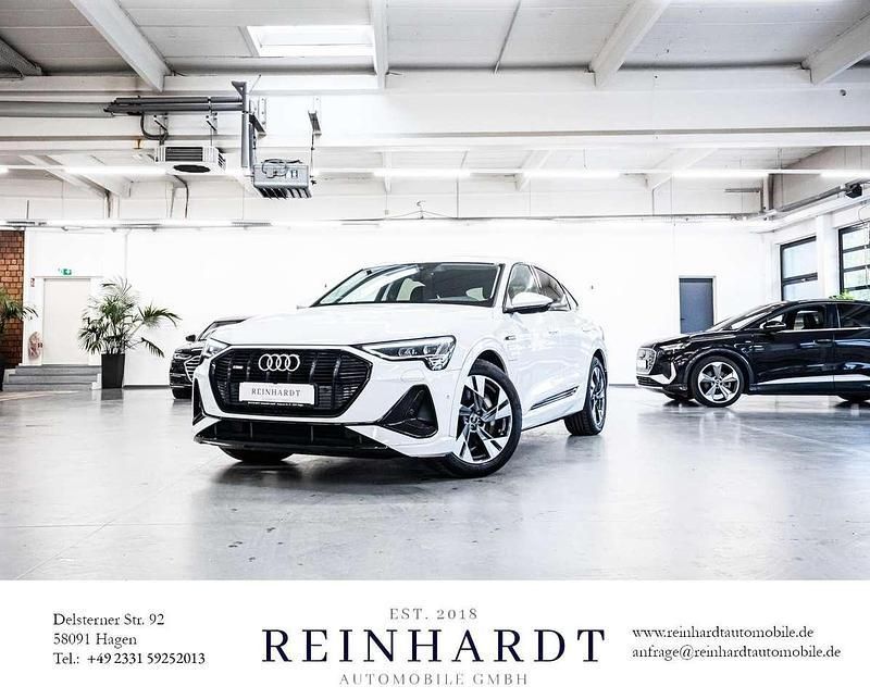 Gletscherweiß metallic Gebraucht 2022 Audi e-tron Sportback S-Line SUV | 34.302 € - Bild 1/3