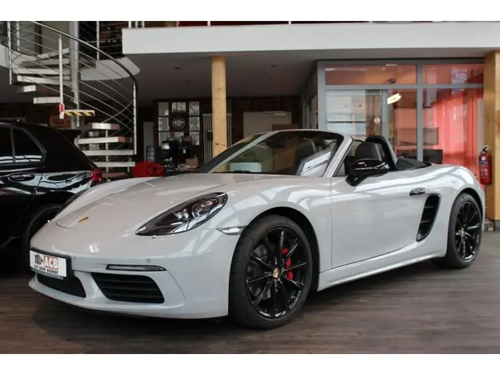 Gebraucht Porsche Boxster 299 PS (219 kW) 2018 Tiefschwarz (metallic) Cabrio