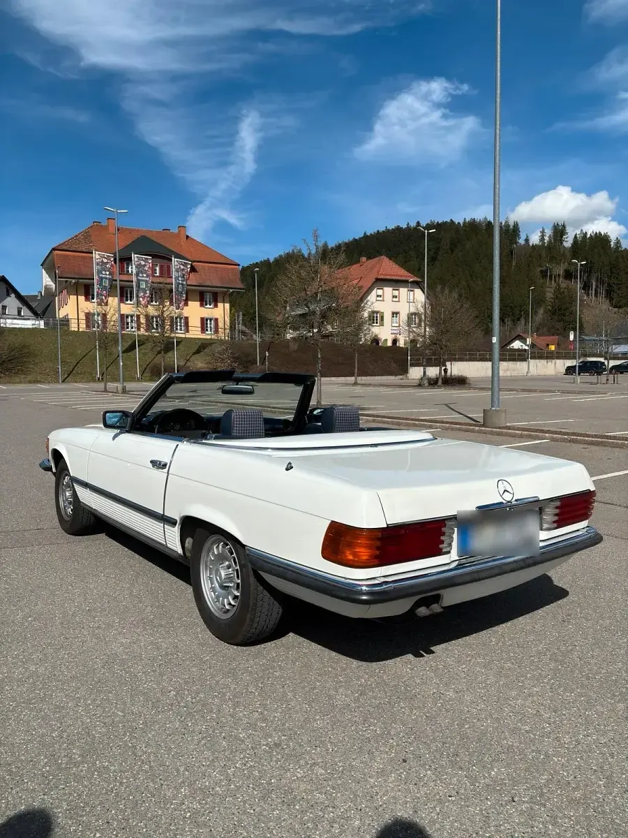 Gebraucht Mercedes SL380 204 PS (150 kW) 1985 Weiß Cabrio