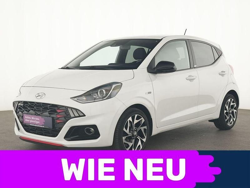 Polar white Gebraucht 2021 Hyundai i10 N Line Kleinwagen | 12.975 € (Guter Preis) - Bild 1/4