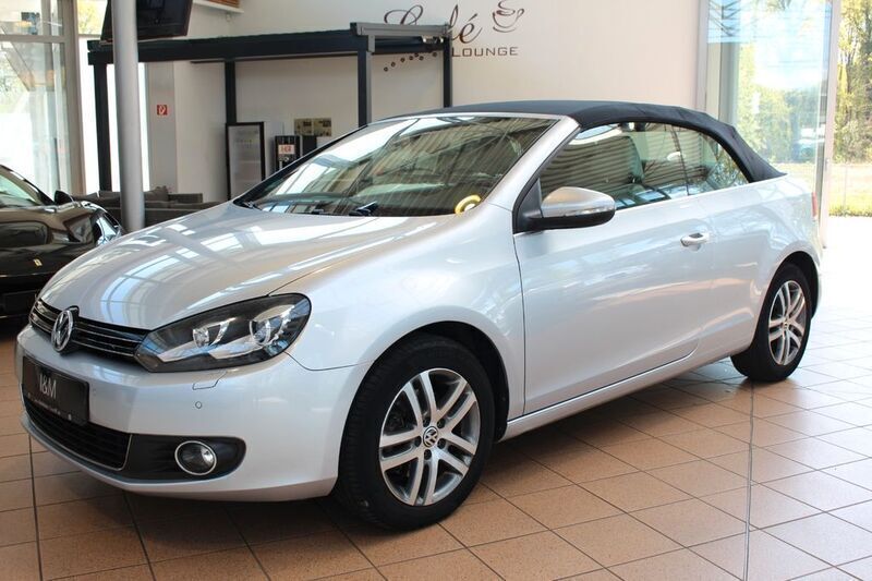 Silber Gebraucht 2012 VW Golf Cabriolet Exclusive Cabrio | 7.990 € (Fairer Preis) - Bild 1/4