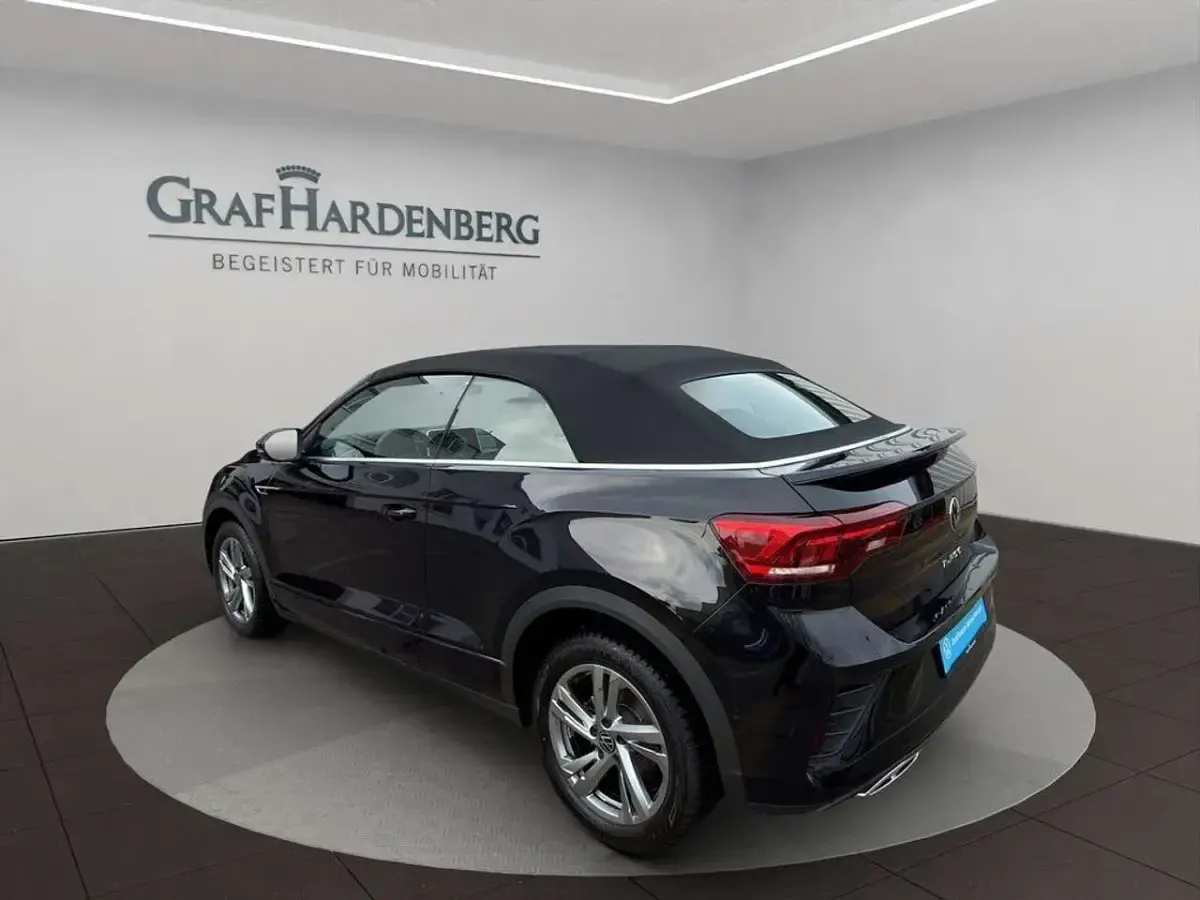 Gebraucht VW T-Roc Cabriolet R-line 150 PS (110 kW) 2025 Schwarz Cabrio