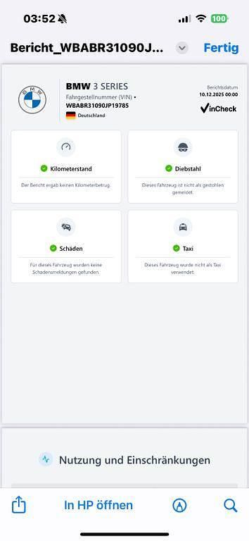 Gebraucht BMW 323 Cabriolet Sport Line 170 PS (125 kW) 2000 Blau Cabrio