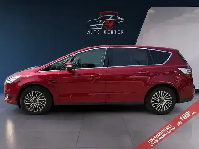 Gebraucht Ford S-MAX Titanium 150 PS (110 kW) 2019 Rot Van / Kleinbus