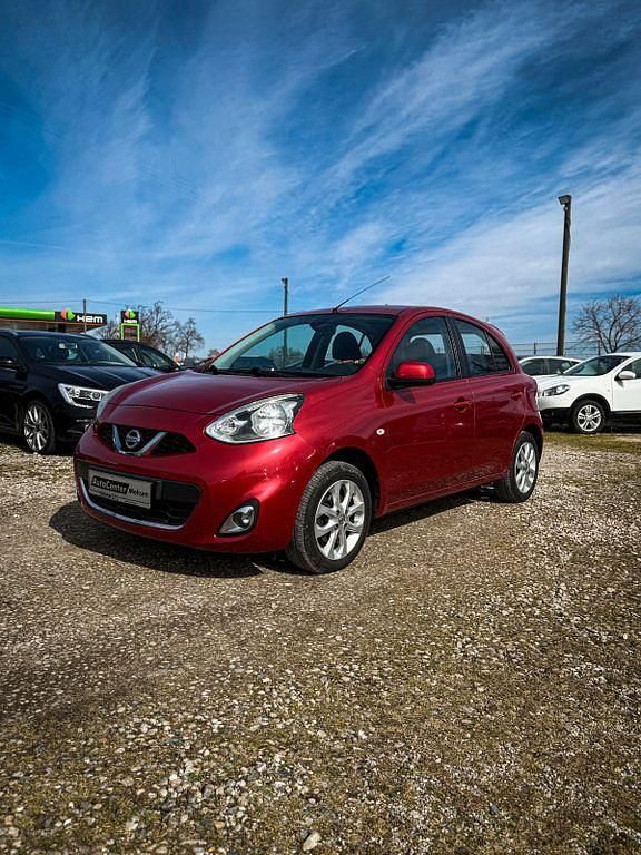Gebraucht Nissan Micra Acenta 80 PS (58 kW) 2014 Rot Kleinwagen