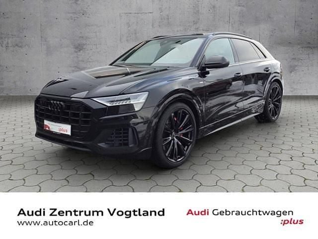 Mythosschwarz metallic Gebraucht 2021 Audi Q8 Ambiente SUV | 58.980 € (Fairer Preis) - Bild 1/4