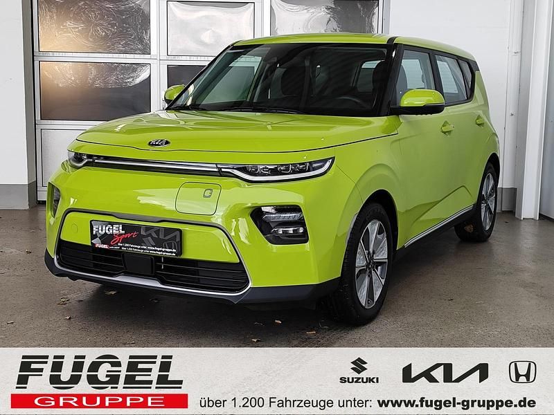 Space cadet green Gebraucht 2021 Kia Soul EV Edition 7 SUV | 16.499 € (Guter Preis) - Bild 1/4