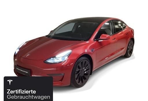 Gebraucht Tesla Model 3 Performance 377 kW (513 PS) 2021 Rot Limousine