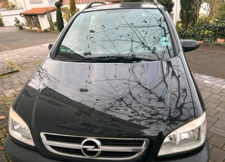Schwarz Gebraucht 2003 Opel Zafira Van / Kleinbus | 750 € (Superpreis) - Bild 1/3