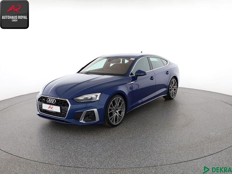 Ascariblau Gebraucht 2022 Audi A5 Sportback S-Line Kleinwagen | 34.680 € (Guter Preis) - Bild 1/4