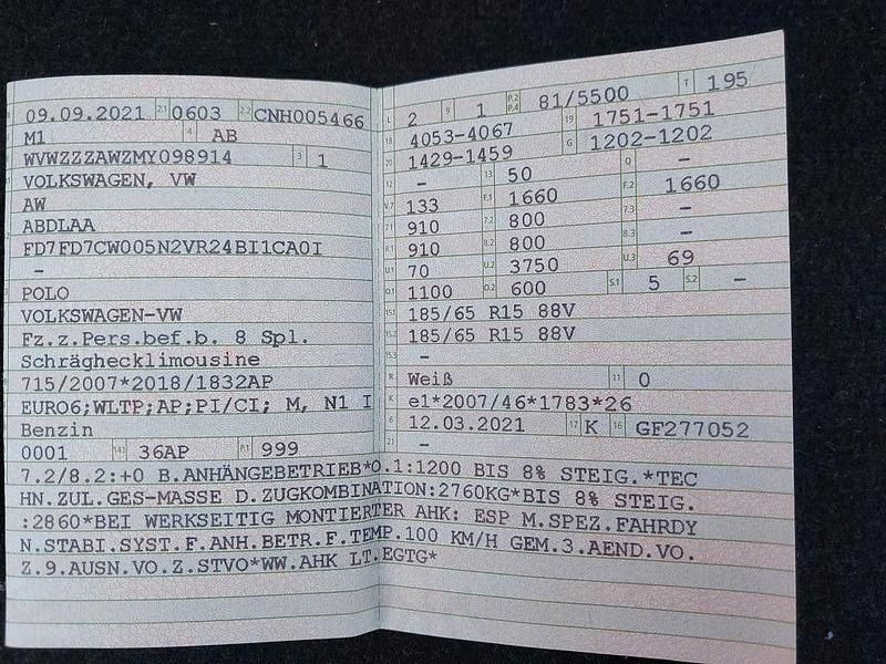 Gebraucht VW Polo Highline 110 PS (80 kW) 2021 Weiß Limousine